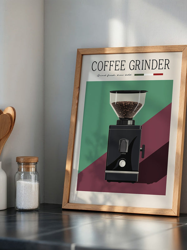 Kaffeemühle Retro Farben