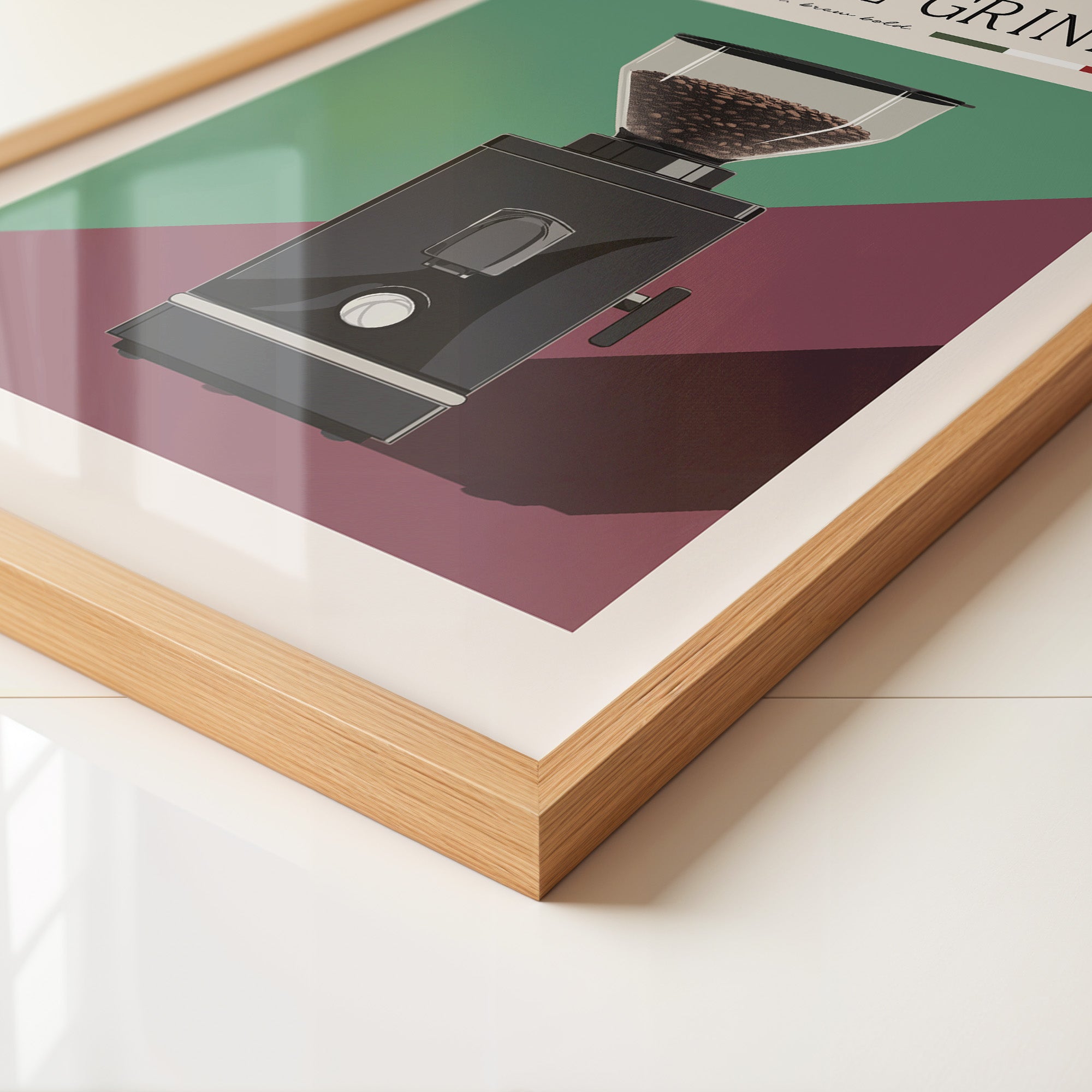 Kaffeemühle Retro Farben