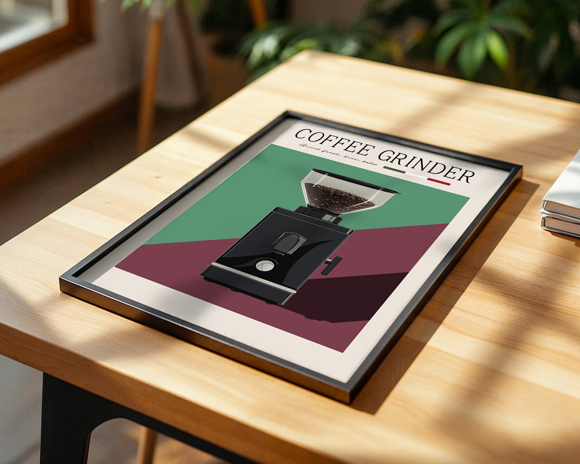 Kaffeemühle Retro Farben