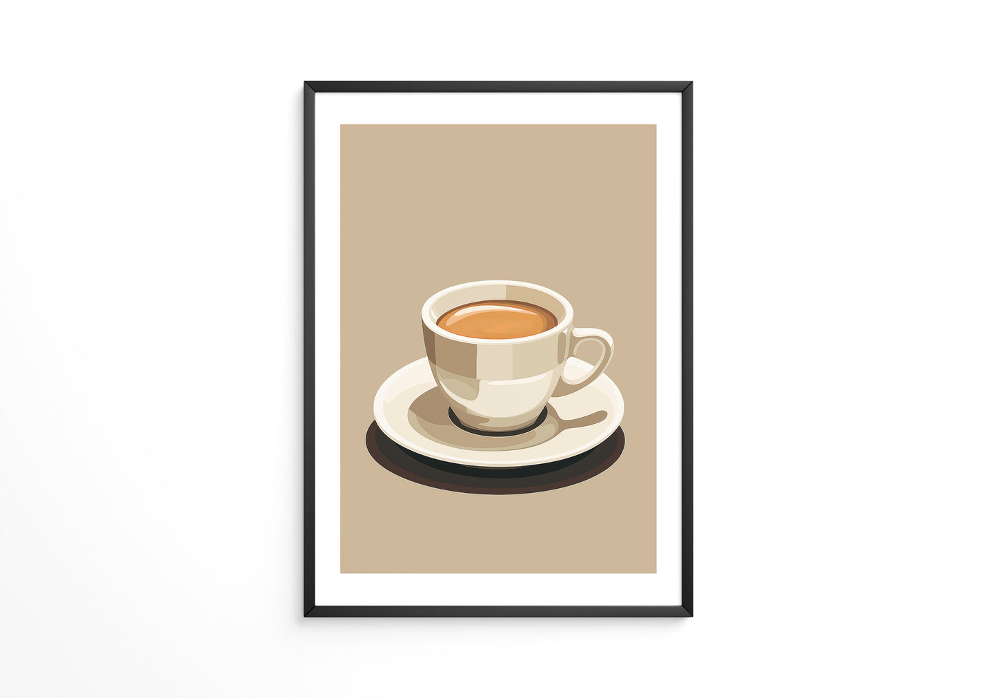 Kaffee Tasse Retro Stil