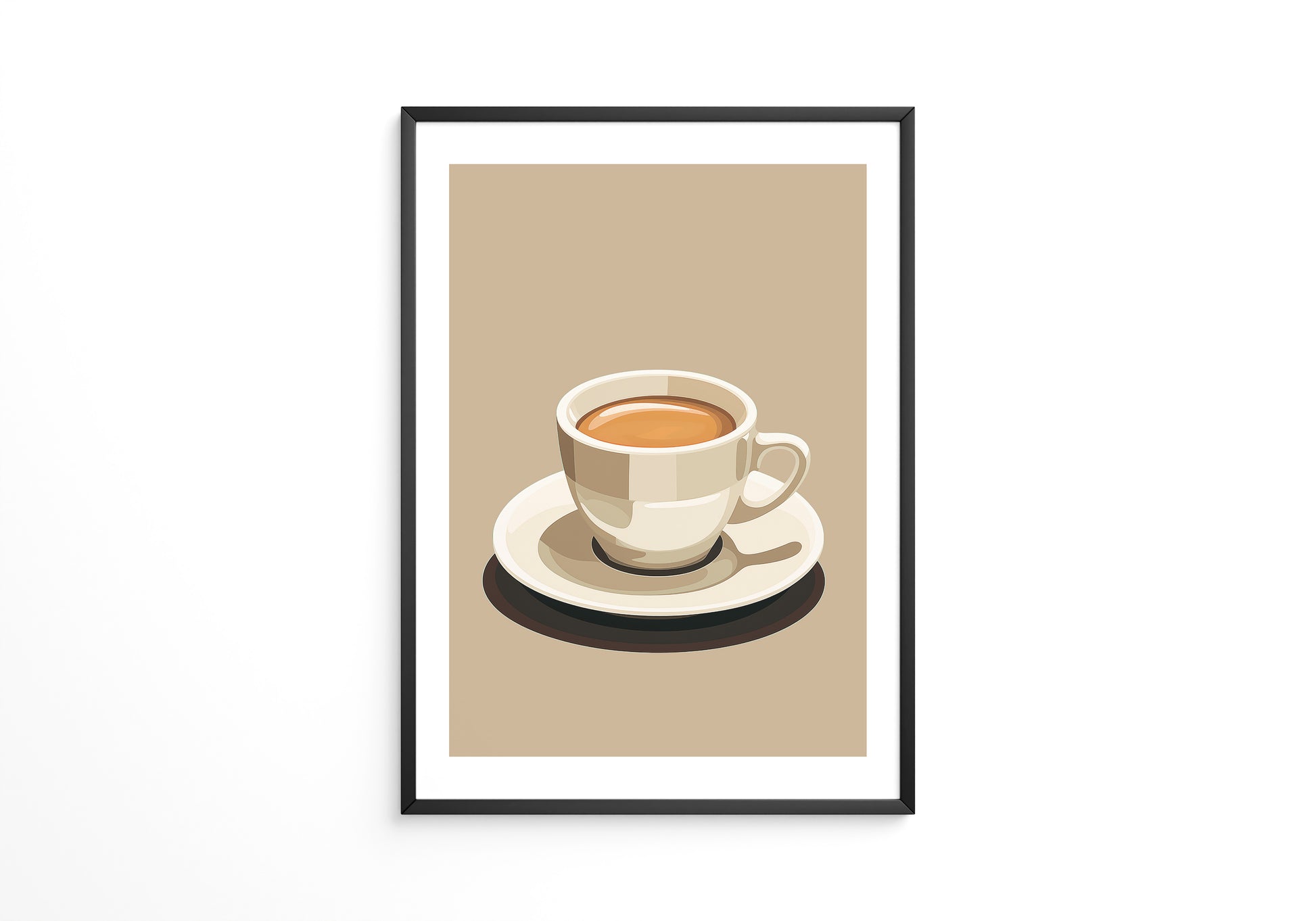 Kaffee Tasse Retro Stil