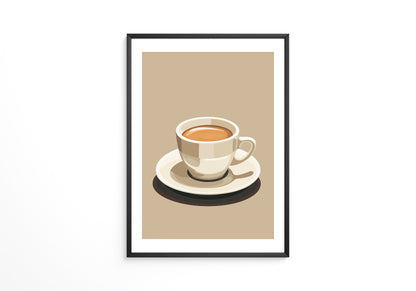 Kaffee Tasse Retro Stil