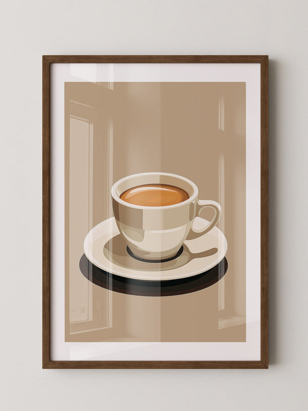 Kaffee Tasse Retro Stil