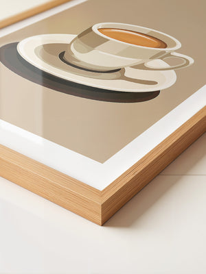 Kaffee Tasse Retro Stil