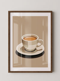 Kaffee Tasse Retro Stil
