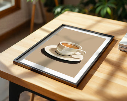 Kaffee Tasse Retro Stil