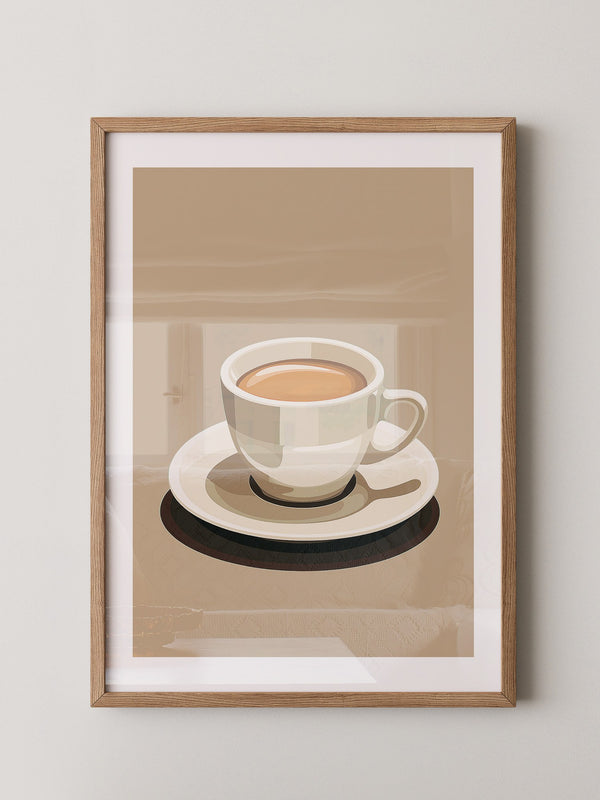 Kaffee Tasse Retro Stil
