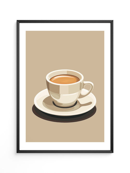 Kaffee Tasse Retro Stil