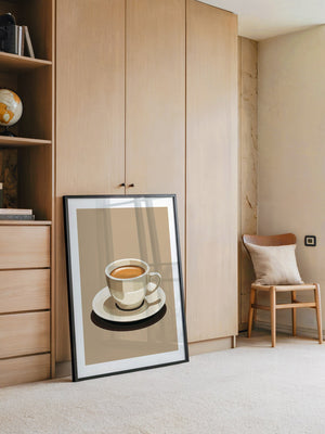 Kaffee Tasse Retro Stil
