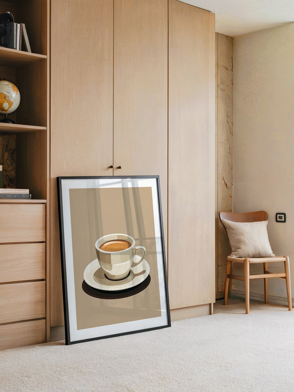 Kaffee Tasse Retro Stil