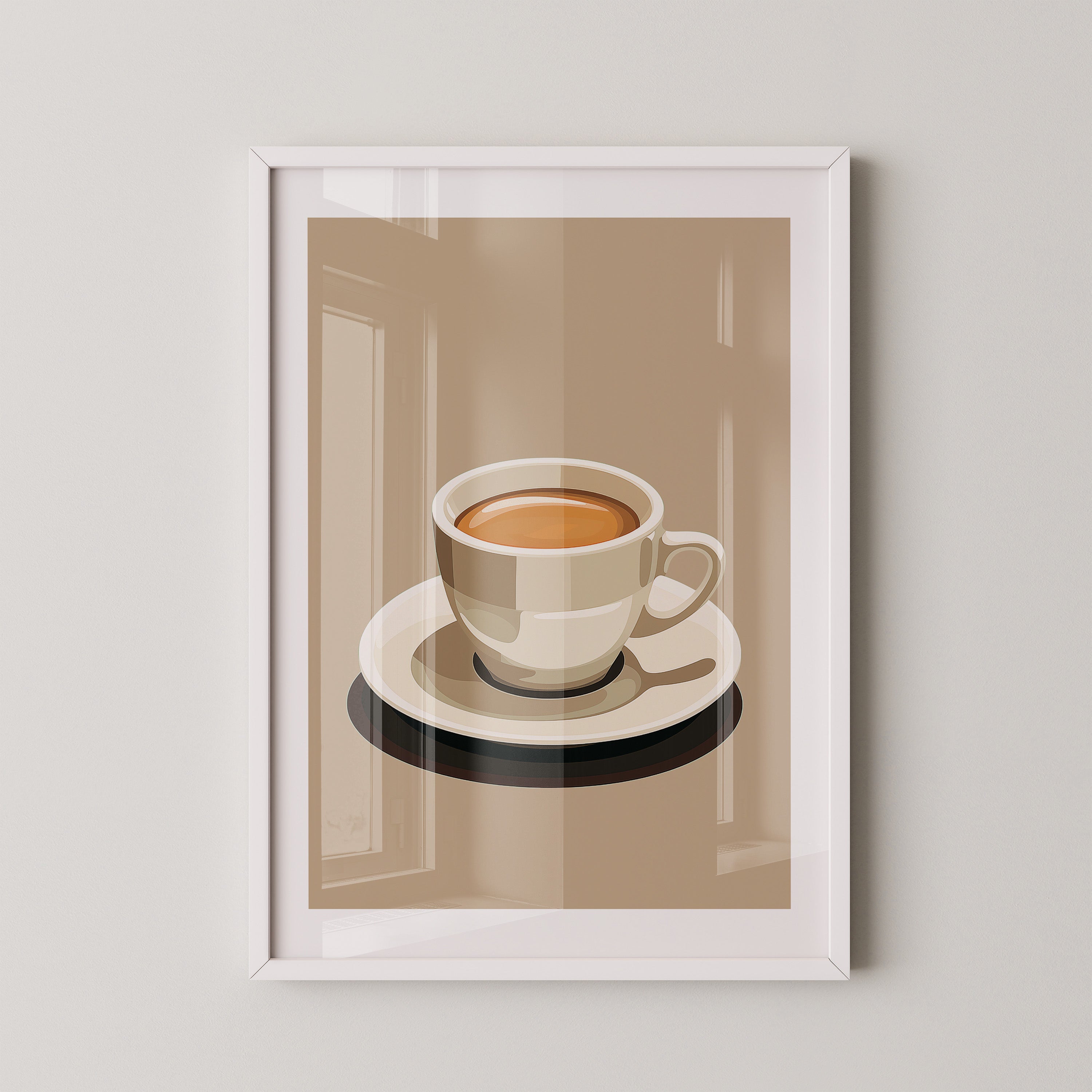Kaffee Tasse Retro Stil