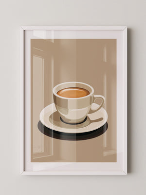Kaffee Tasse Retro Stil