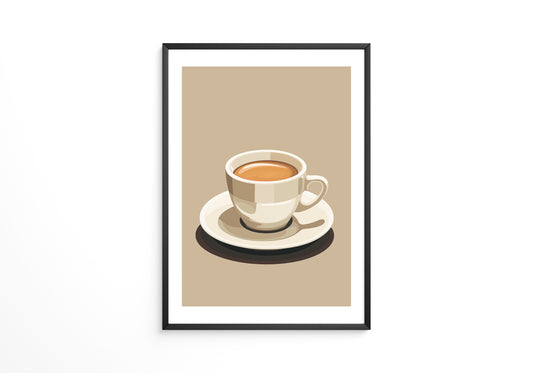 Kaffee Tasse Retro Stil