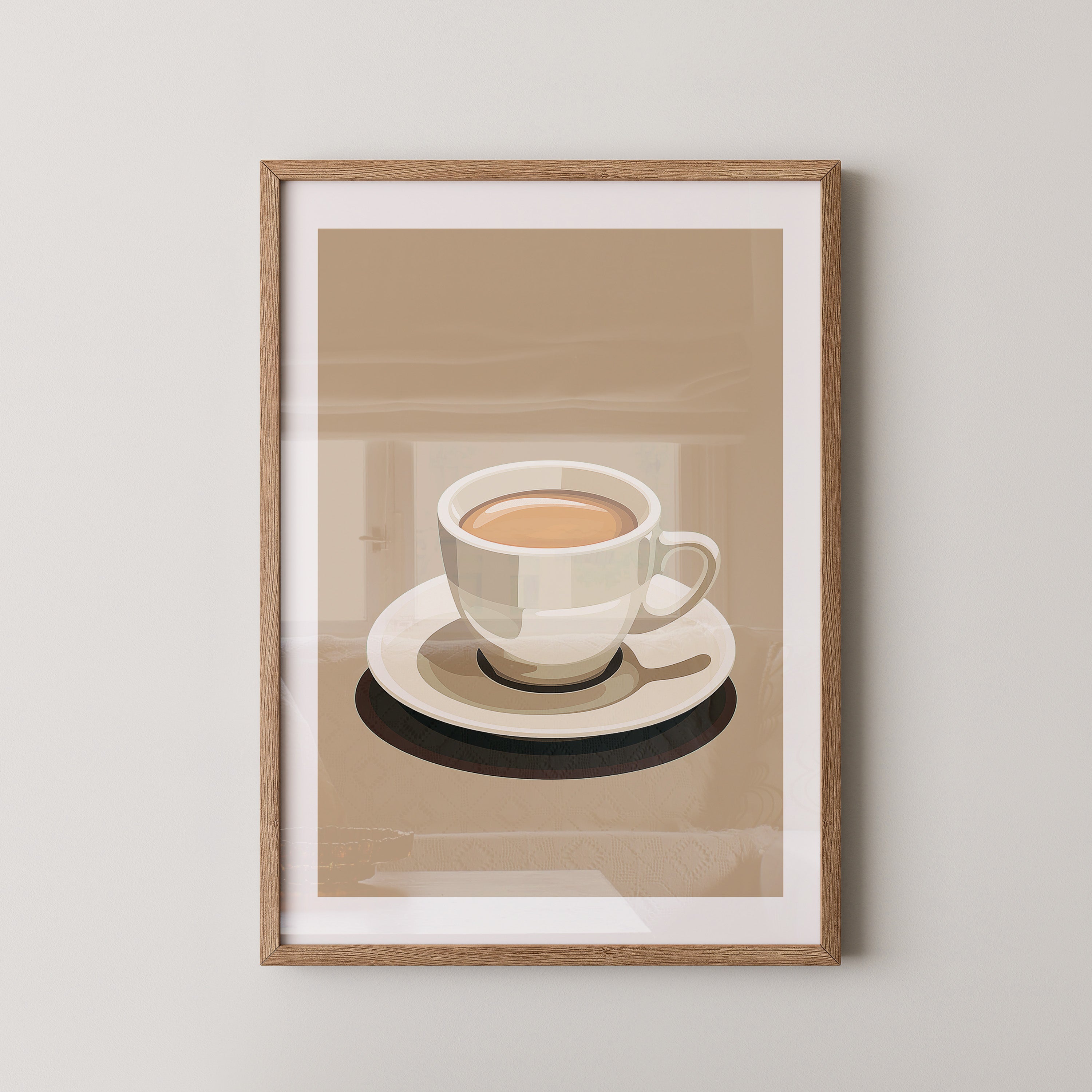 Kaffee Tasse Retro Stil