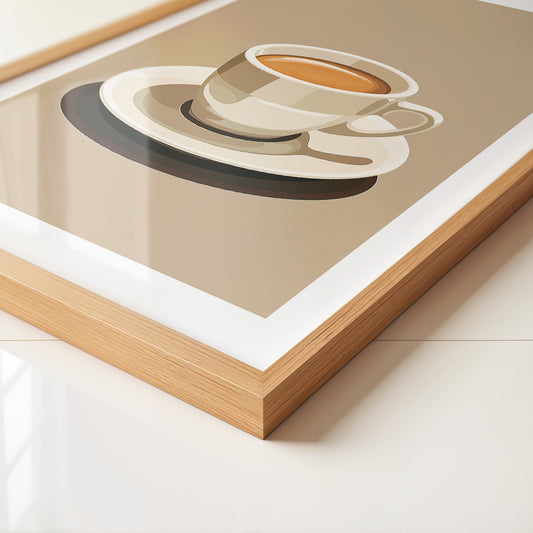 Kaffee Tasse Retro Stil