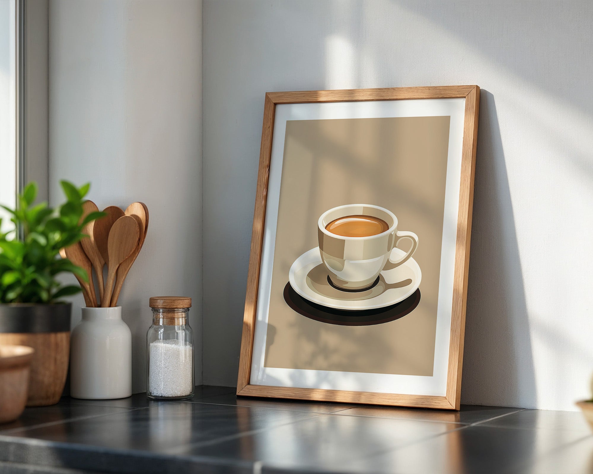 Kaffee Tasse Retro Stil