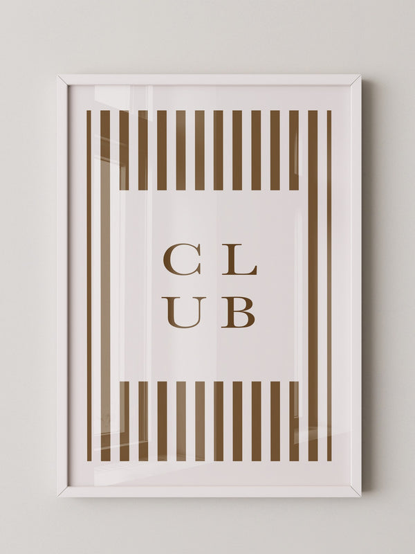 Club Streifen Minimalistisch
