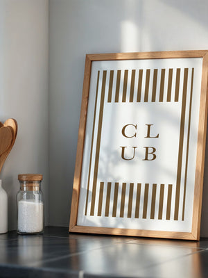 Club Streifen Minimalistisch