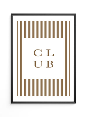 Club Streifen Minimalistisch