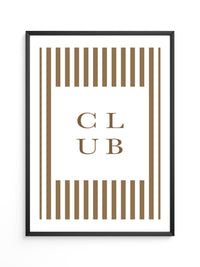 Club Streifen Minimalistisch