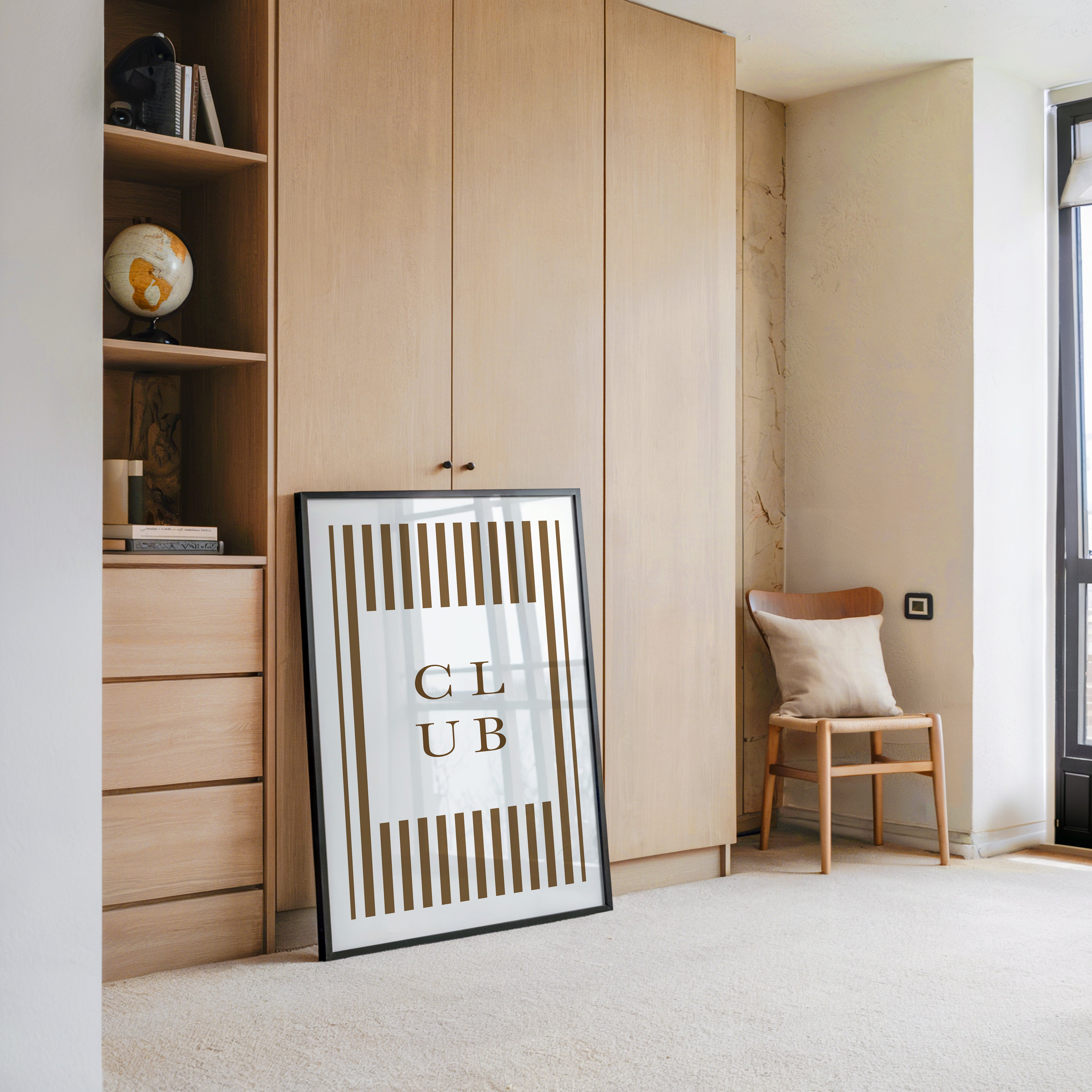 Club Streifen Minimalistisch