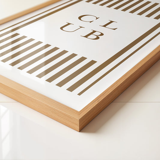 Club Streifen Minimalistisch