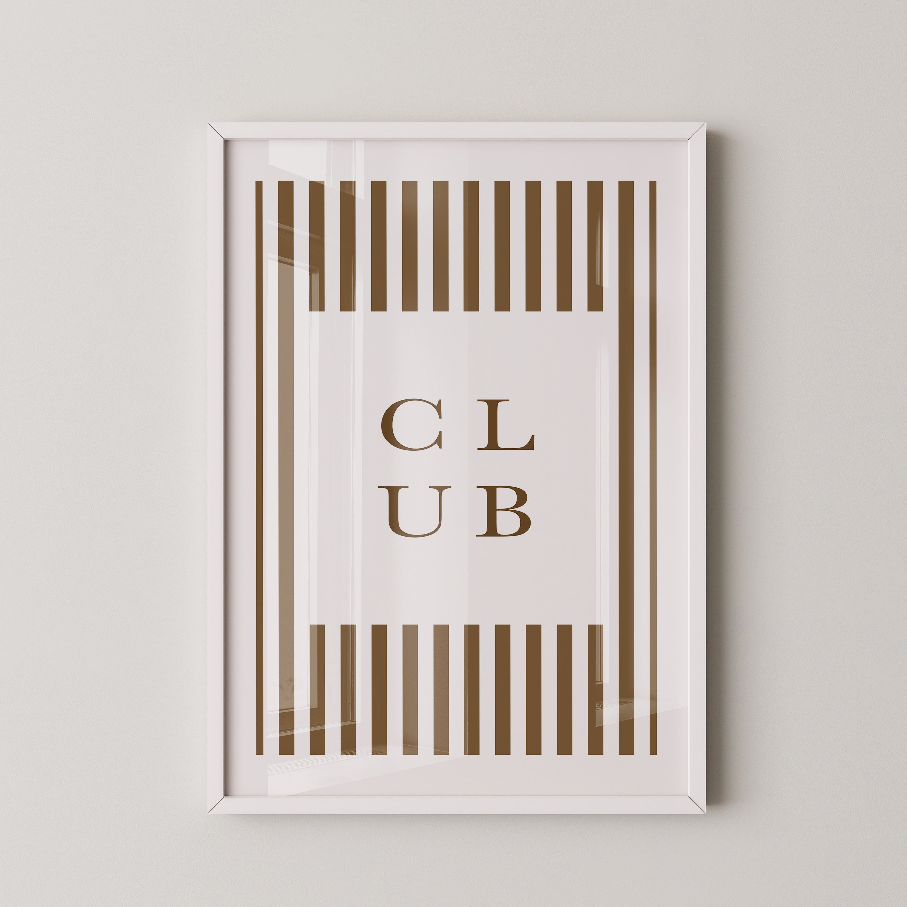 Club Streifen Minimalistisch