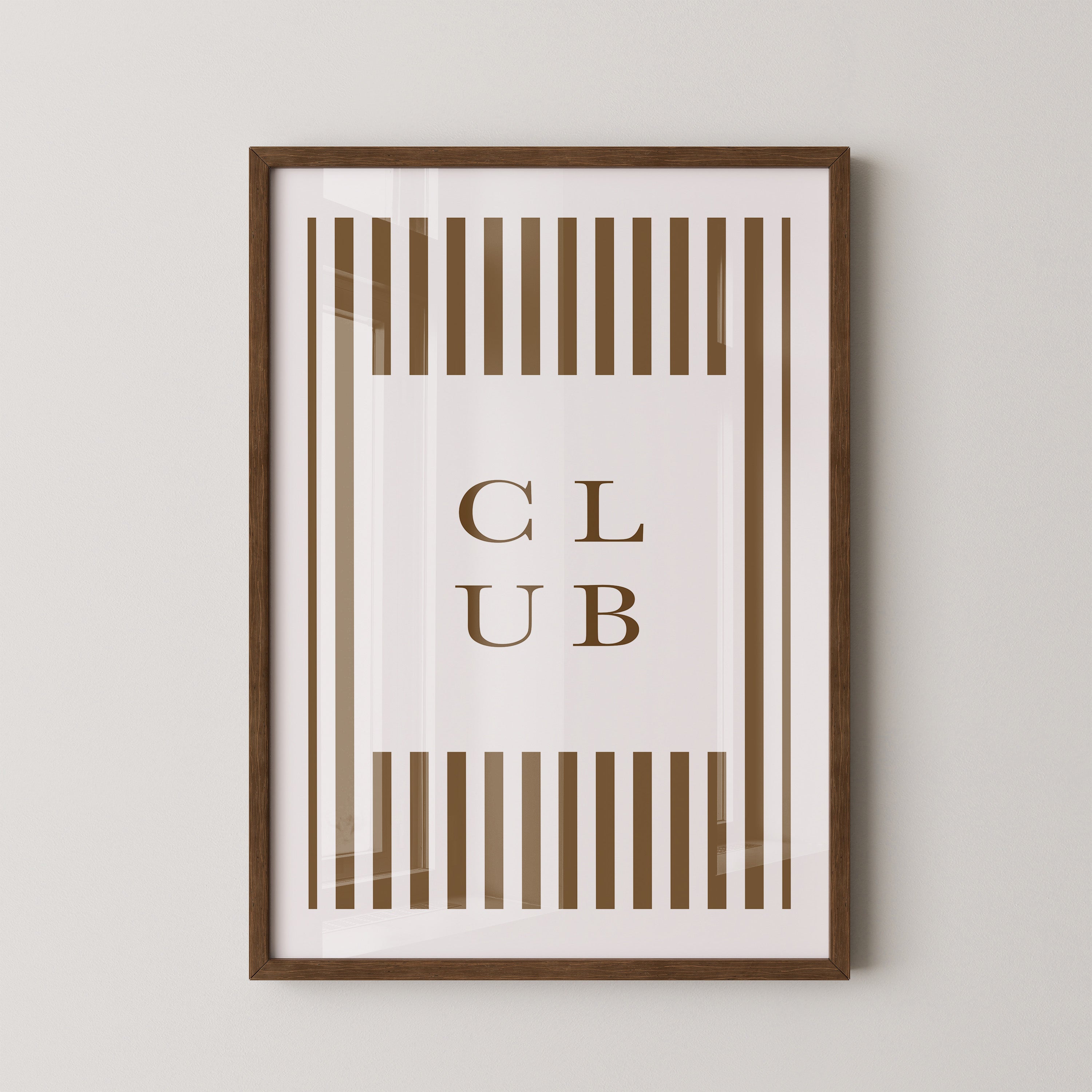 Club Streifen Minimalistisch