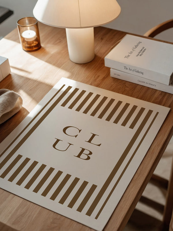 Club Streifen Minimalistisch