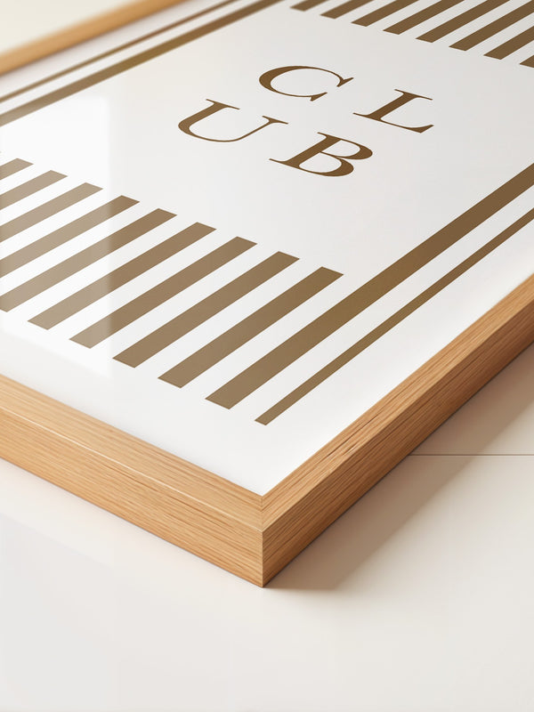Club Streifen Minimalistisch