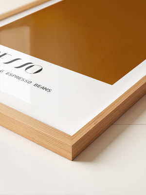 Espresso Braun minimalistisch