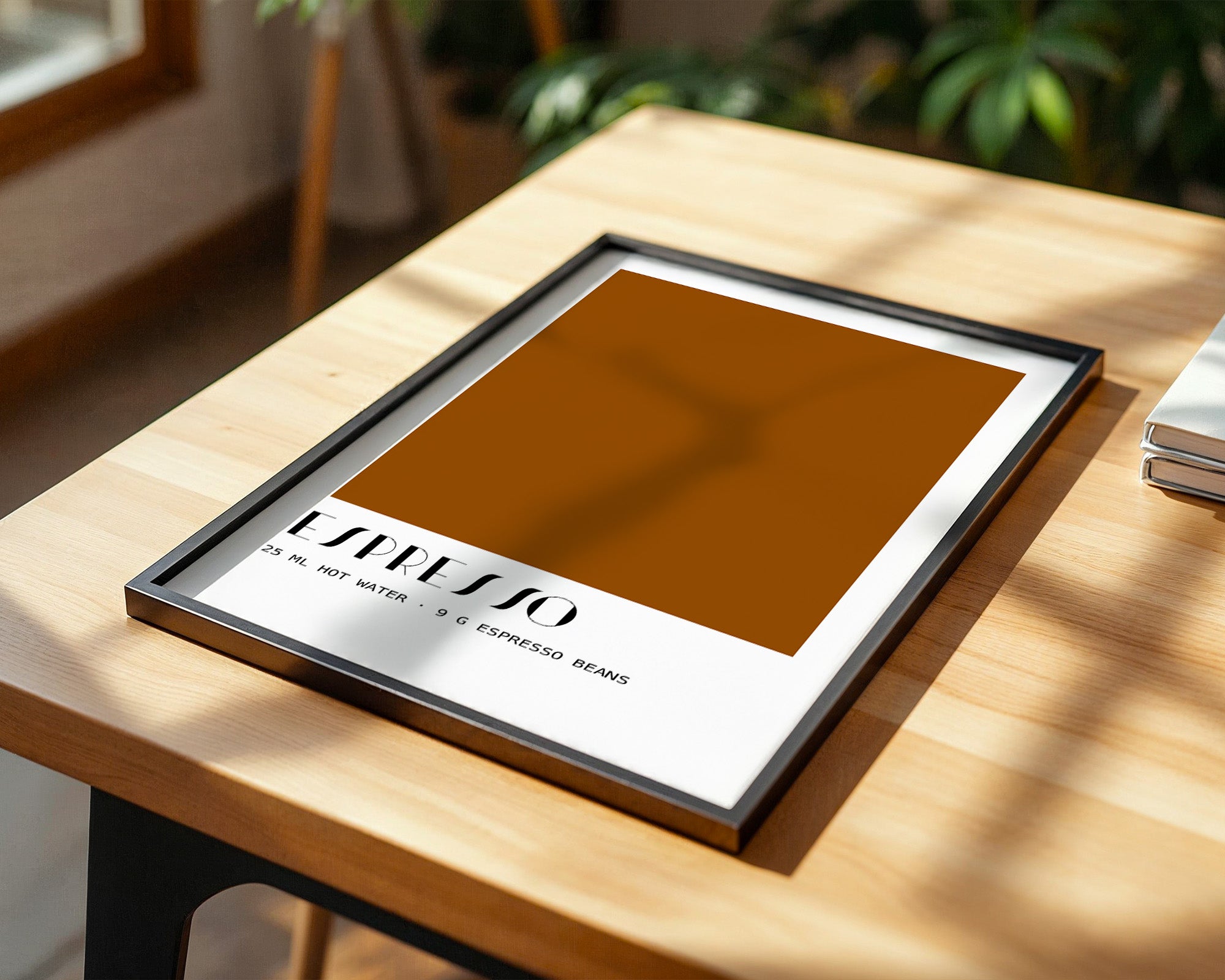 Espresso Braun minimalistisch