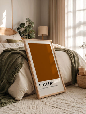 Espresso Braun minimalistisch