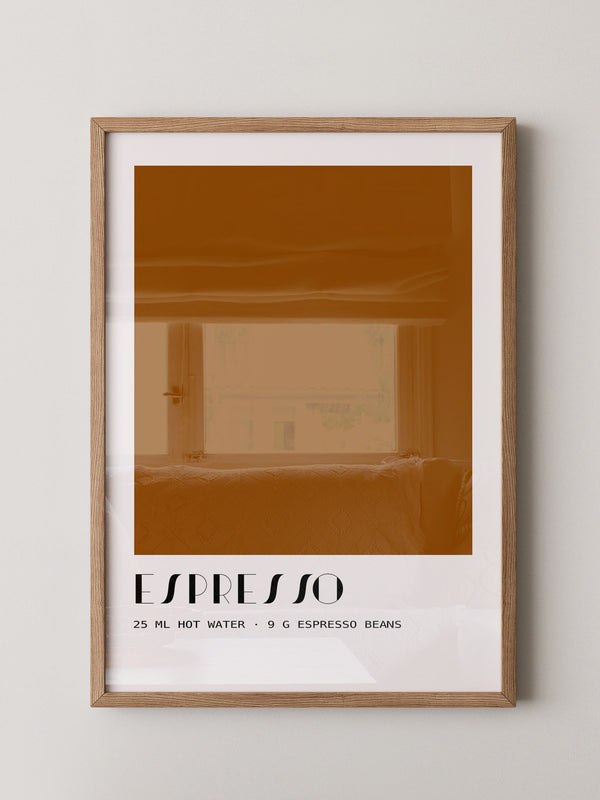 Espresso Braun minimalistisch