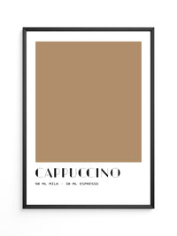 Cappuccino Rezept minimalistisch