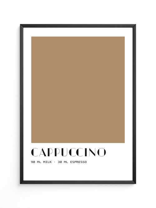 Cappuccino Rezept minimalistisch