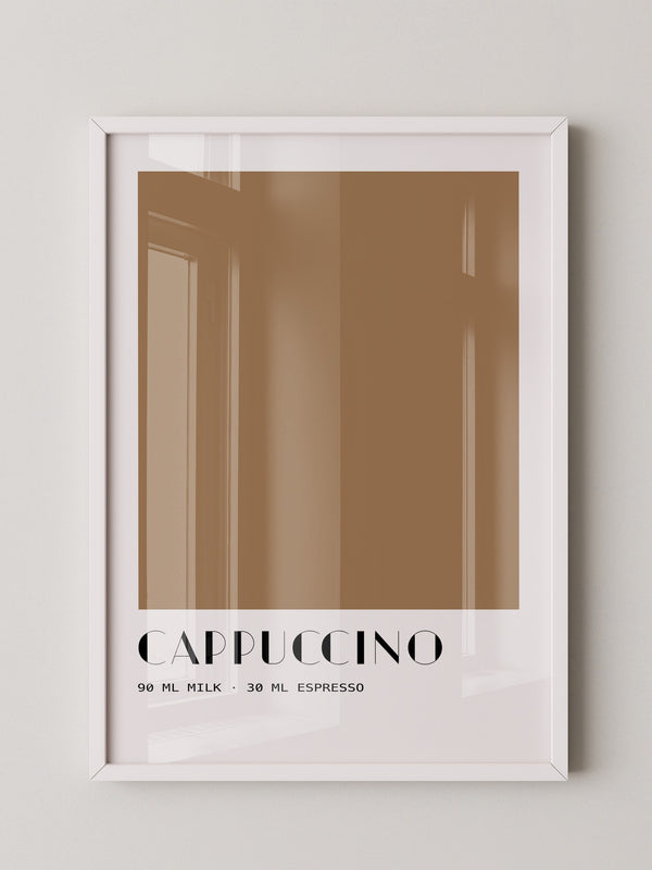 Cappuccino Rezept minimalistisch