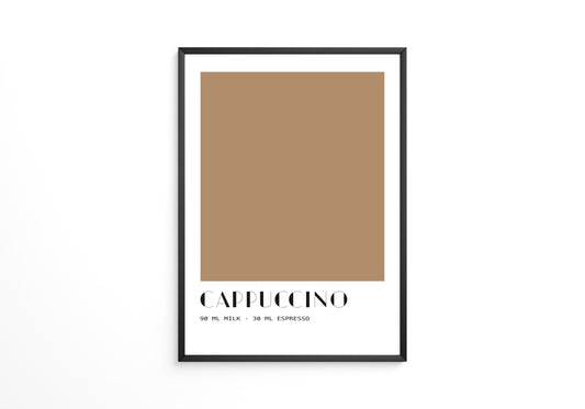 Cappuccino Rezept minimalistisch