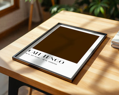 Lungo Braun Minimalismus