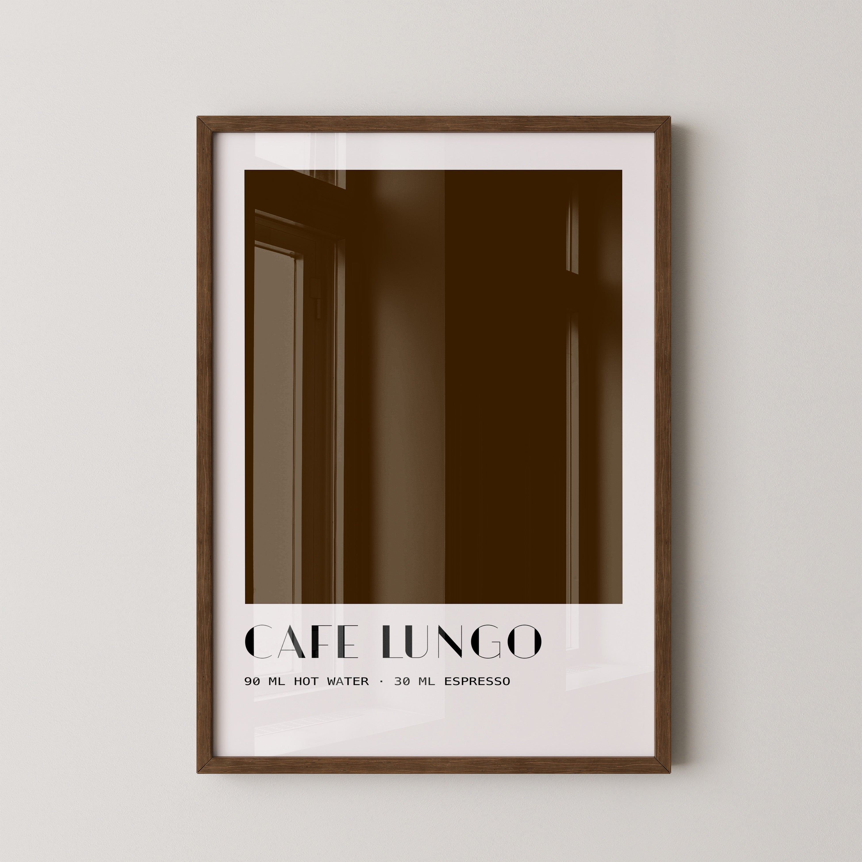 Lungo Braun Minimalismus