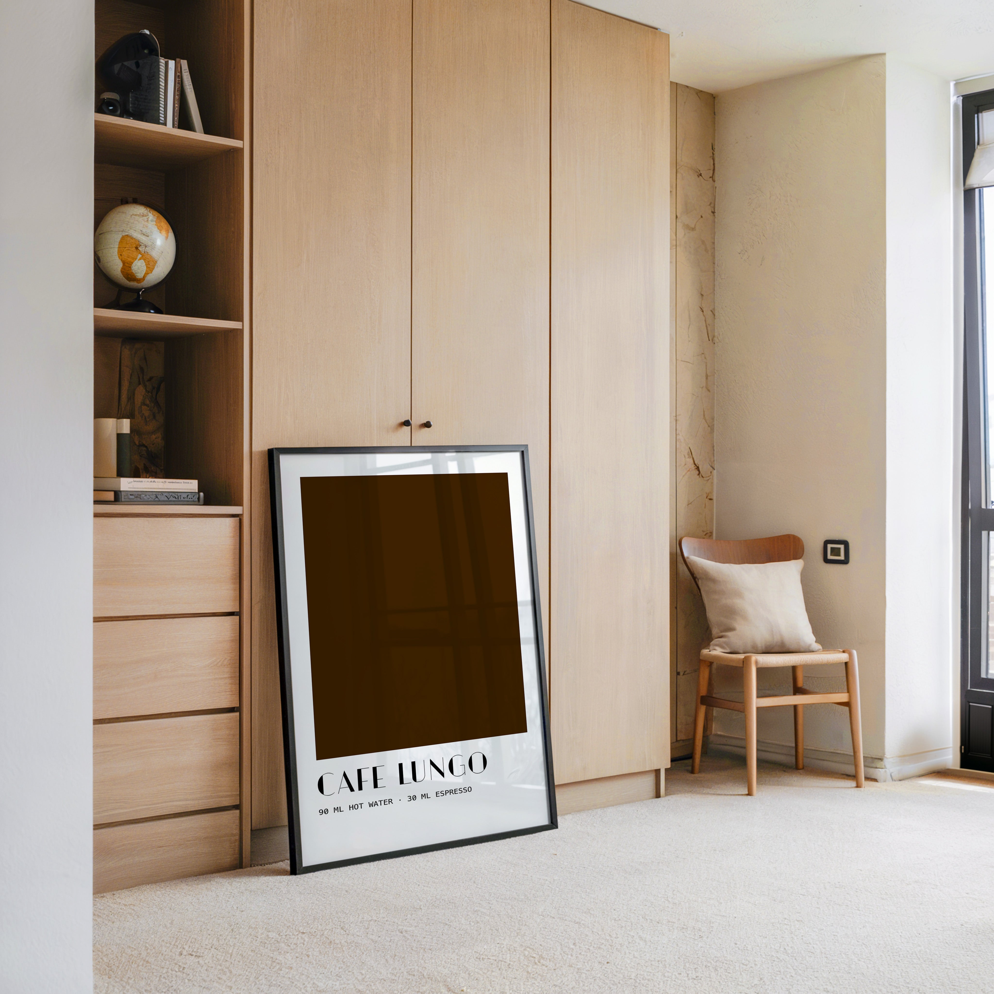 Lungo Braun Minimalismus