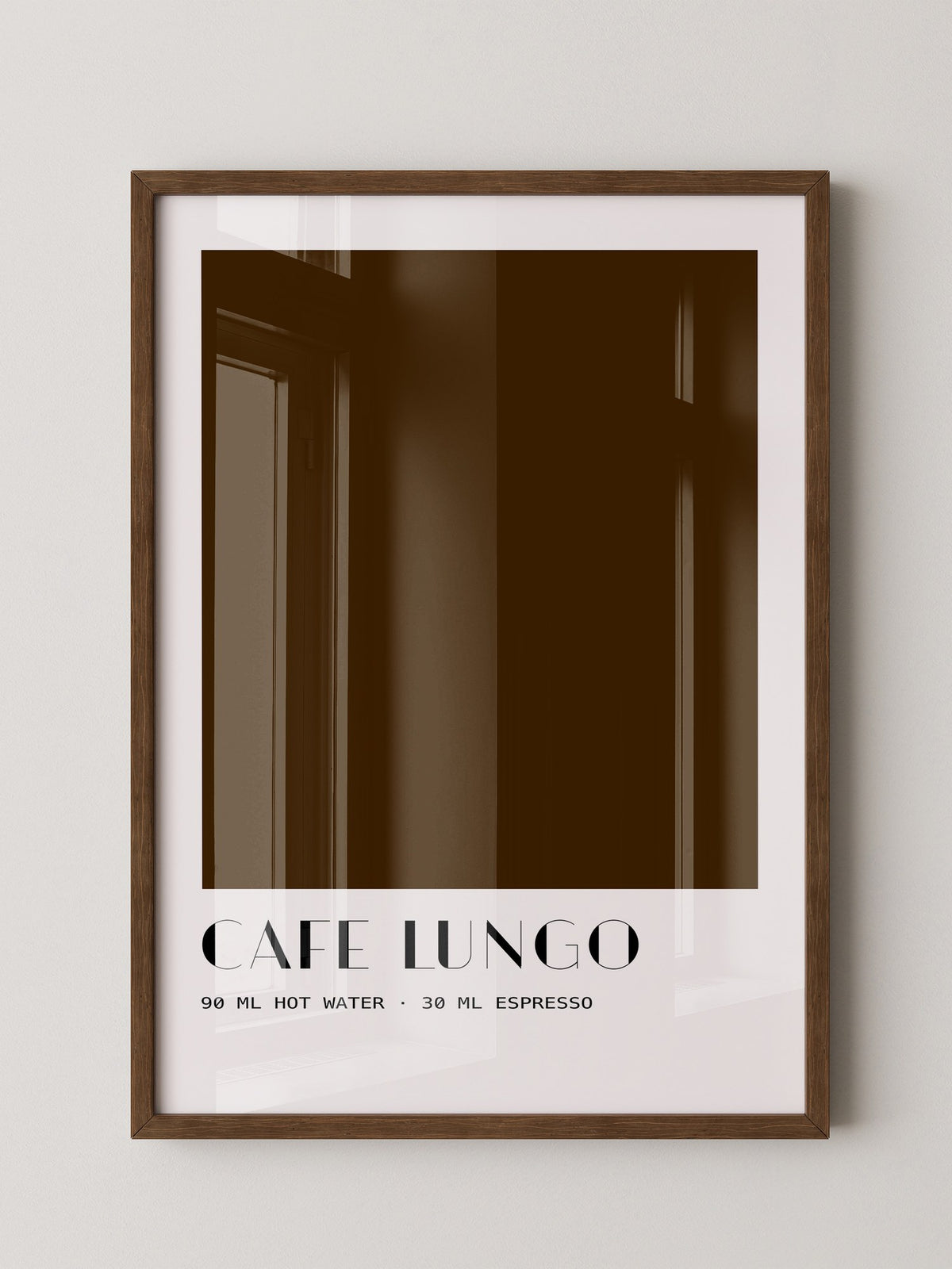 Lungo Braun Minimalismus