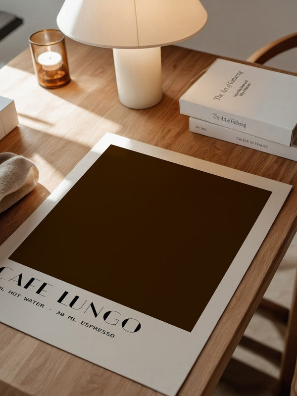Lungo Braun Minimalismus