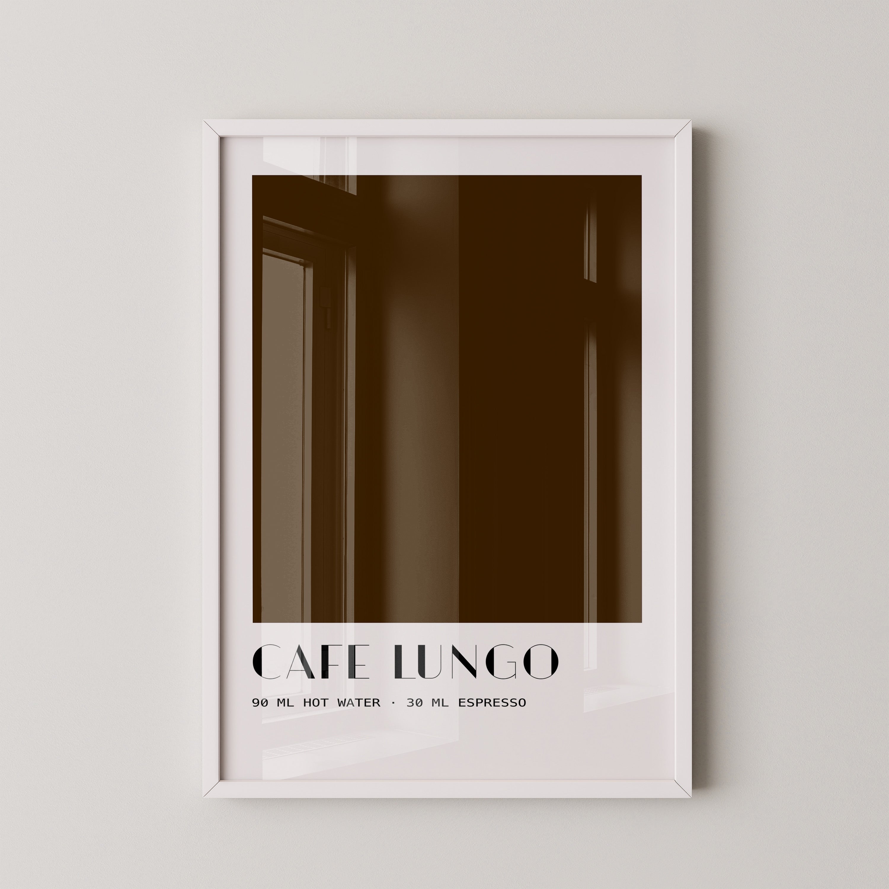 Lungo Braun Minimalismus