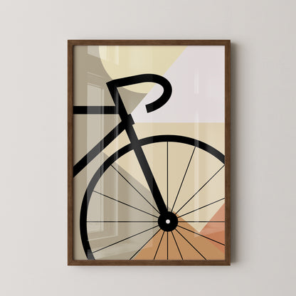 Fahrrad Geometrisch Grafik