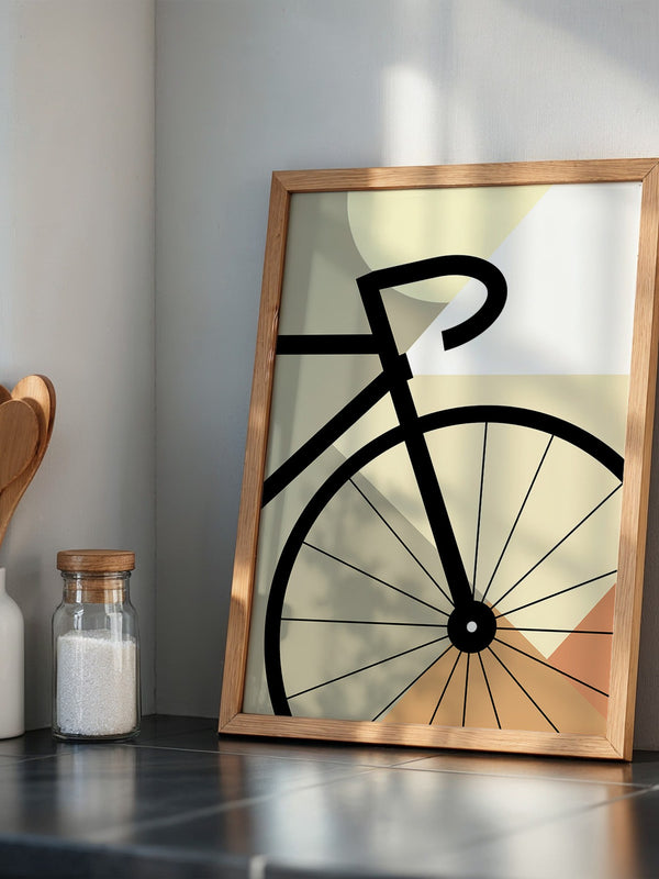 Fahrrad Geometrisch Grafik