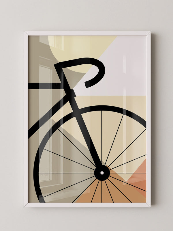 Fahrrad Geometrisch Grafik