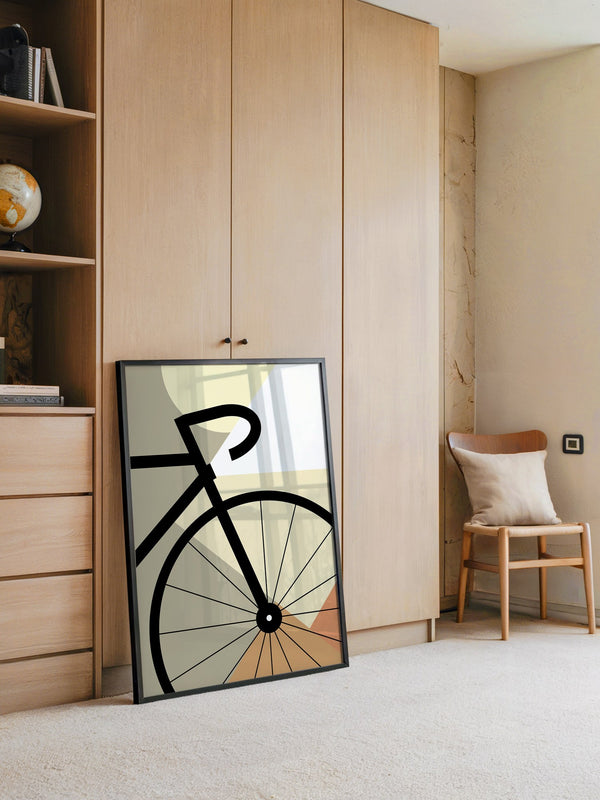 Fahrrad Geometrisch Grafik