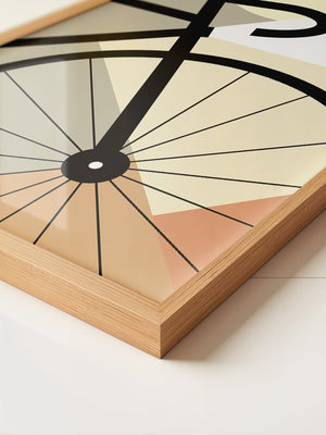 Fahrrad Geometrisch Grafik