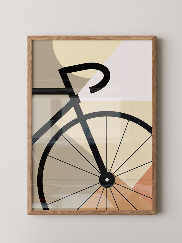 Fahrrad Geometrisch Grafik